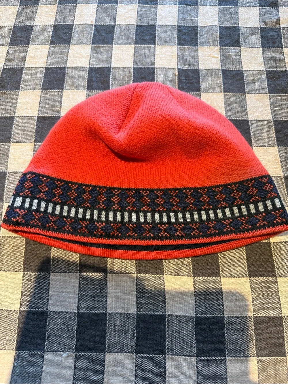 Patagonia Orange Beanie Hat